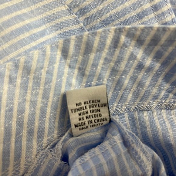 Two Wishes Linen Striped Jacket Women L Long Sleeve Lightweight Blazer NWT $115 - Picture 13 of 13